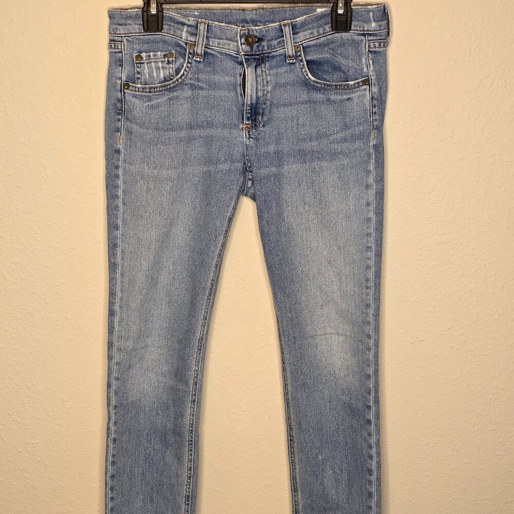 Rag & Bone “Dre” Kingston Raw Hem Distressed Jeans – Women’s Size 27